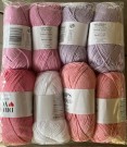 Garnpakke Rosa/Lilla thumbnail