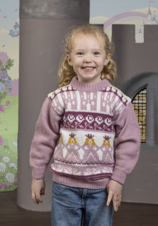 Strikkepakke Ingfrid genser 4-8 år