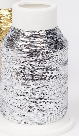 Drops Glittertråd sølv