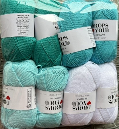 Garnpakke Turkis