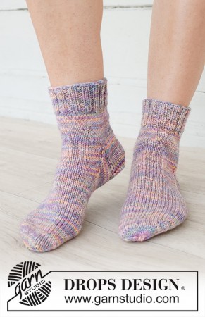 Starlight Steps Socks strikkepakke Drops Fiesta